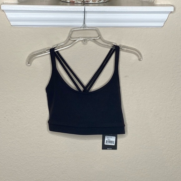 Fourlaps Vitality Sports Bra Size L Women's Black Sports Bra - Picture 2 of 8